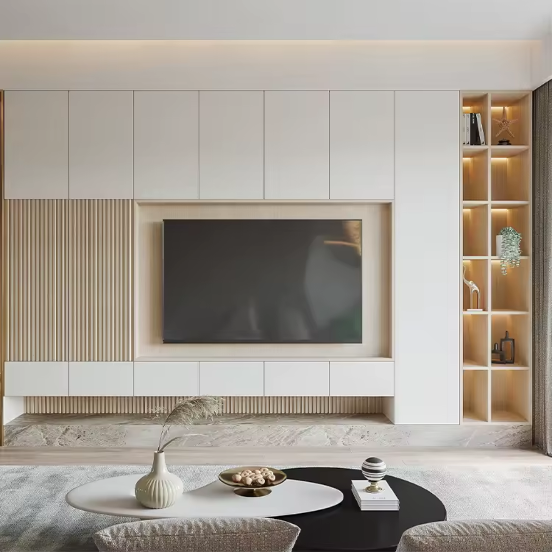 Modern Wooden TV Stand Wood Cabinet Living Room Wall Units ARL-SW-01