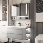 Villa Project Large White Modern Bathroom Furniture Design