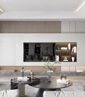 Wall TV Cabinet Designs Modern Wooden Wall Unit for Living Room & Bedroom