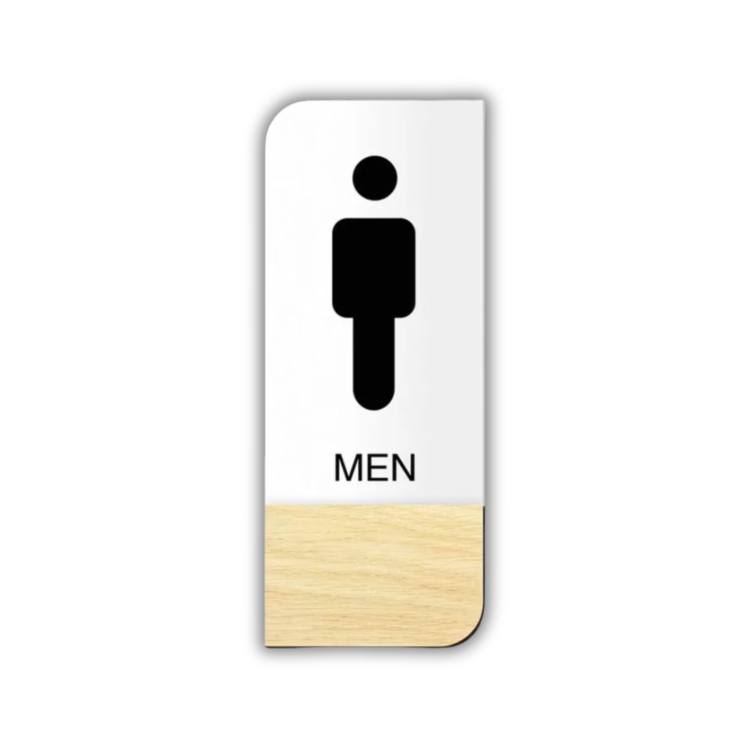 ARL Solutions Men Toilet Washroom Signage