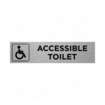 Accessible Toilet Aluminium Sign ARL-ATAS