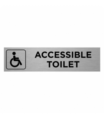 Accessible Toilet Aluminium Sign ARL-ATAS