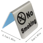 Acrylic No Smoking Table Signs 2-Pack ARL-NS-TS