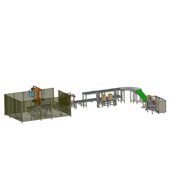 Auto. Case Packing and Palletizing Line