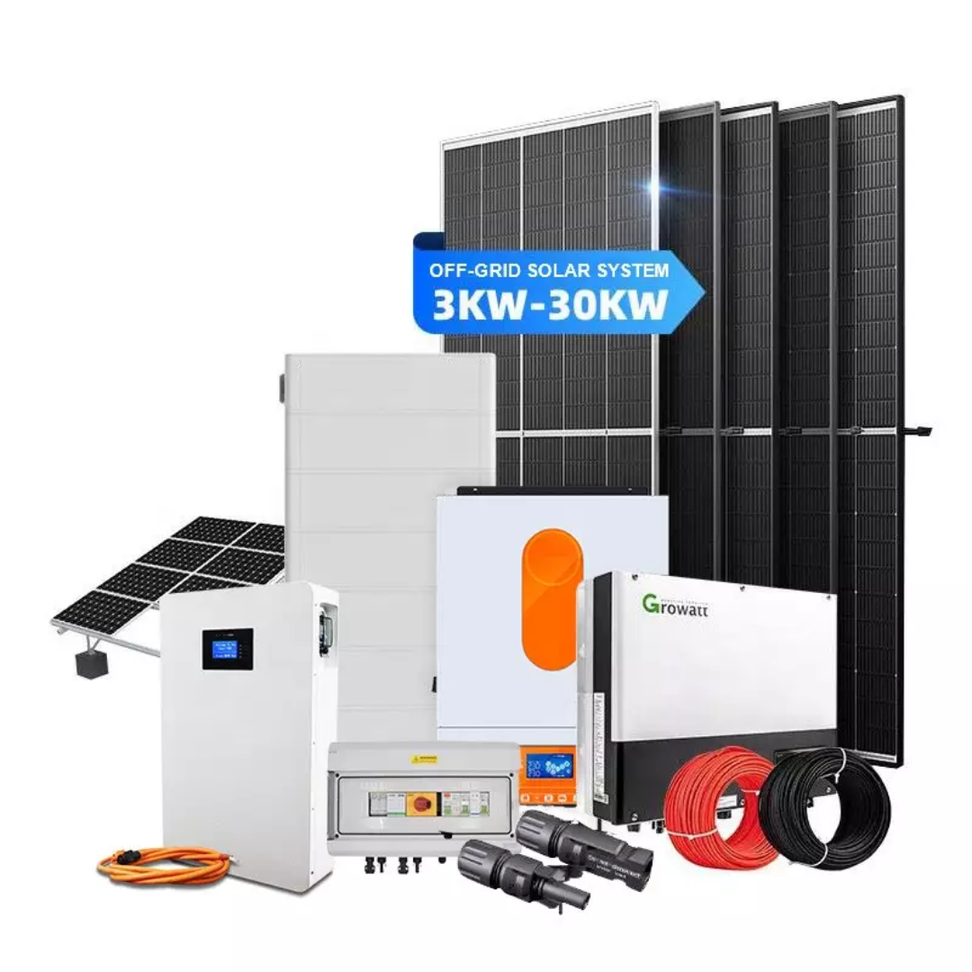 Customized 4KW-6KW Off-grid Solar System with Voltronic Inverter for Home Use