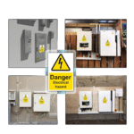 High Voltage Electrical Hazard Sign