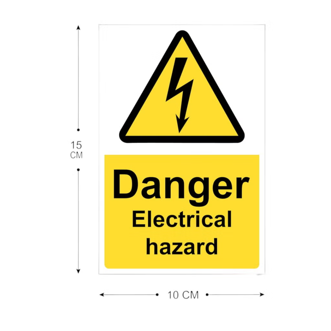High Voltage Electrical Hazard Sign