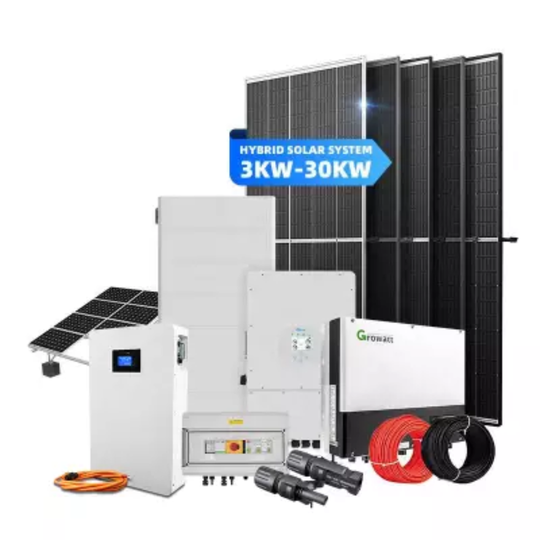 Hybrid On-Off Grid Solar Energy Storage System for Industrial Use