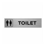 Folks Symbol Toilet Aluminum Sign