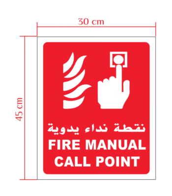 MANUAL CALL POINT Indoor Sticker