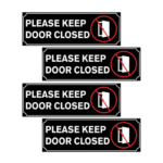 Please Keep Door Closed Stickers ARL-PKDC