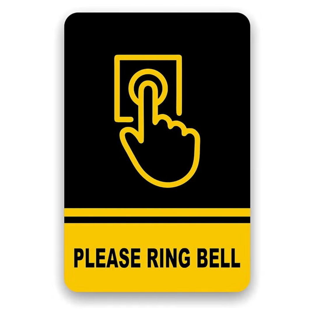 Please Ring The Bell Aluminum Sign ARL-PRBAL