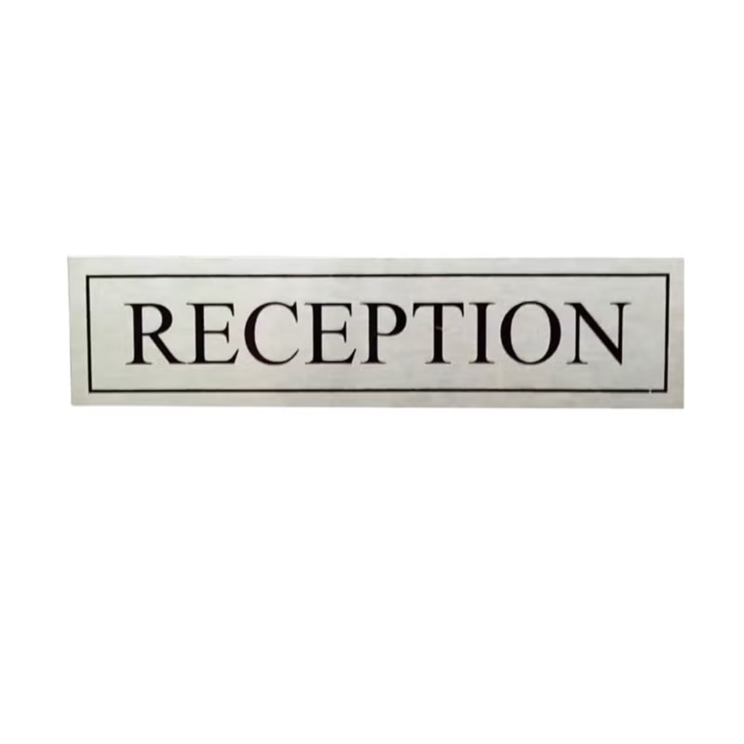 RECEPTION Sign Board ARL-RAS