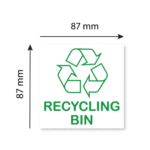 Recycling Bin Stickers