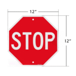 STOP Traffic Sign Sticker ARL-SSS