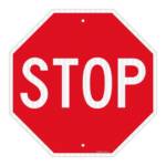 STOP Traffic Sign Sticker ARL-SSS