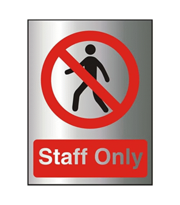 Staff Only Sign ARL-SOS-A-A