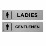 Toilet Door Signs Twin Pack ARL-TDSA