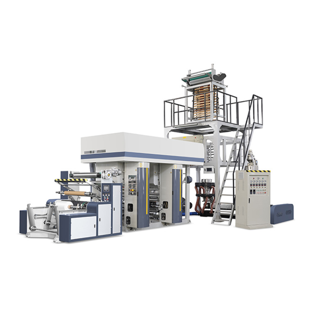 Two-Color Biodegradable Ink Printing Film Blowing Unit