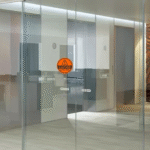 Warning Caution Glass Door Vinyl Stickers ARL-CGD