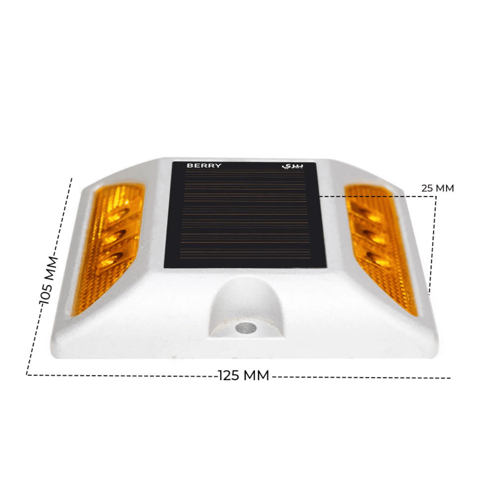 Aluminum Solar Road Studs with High-Visibility LEDs | Model: ARL-CH 1010 R