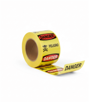 Danger Tape Roll - Flexible, Extreme Temperature-Resistant Safety Barrier