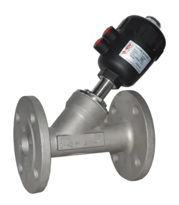 Angel seat position valve