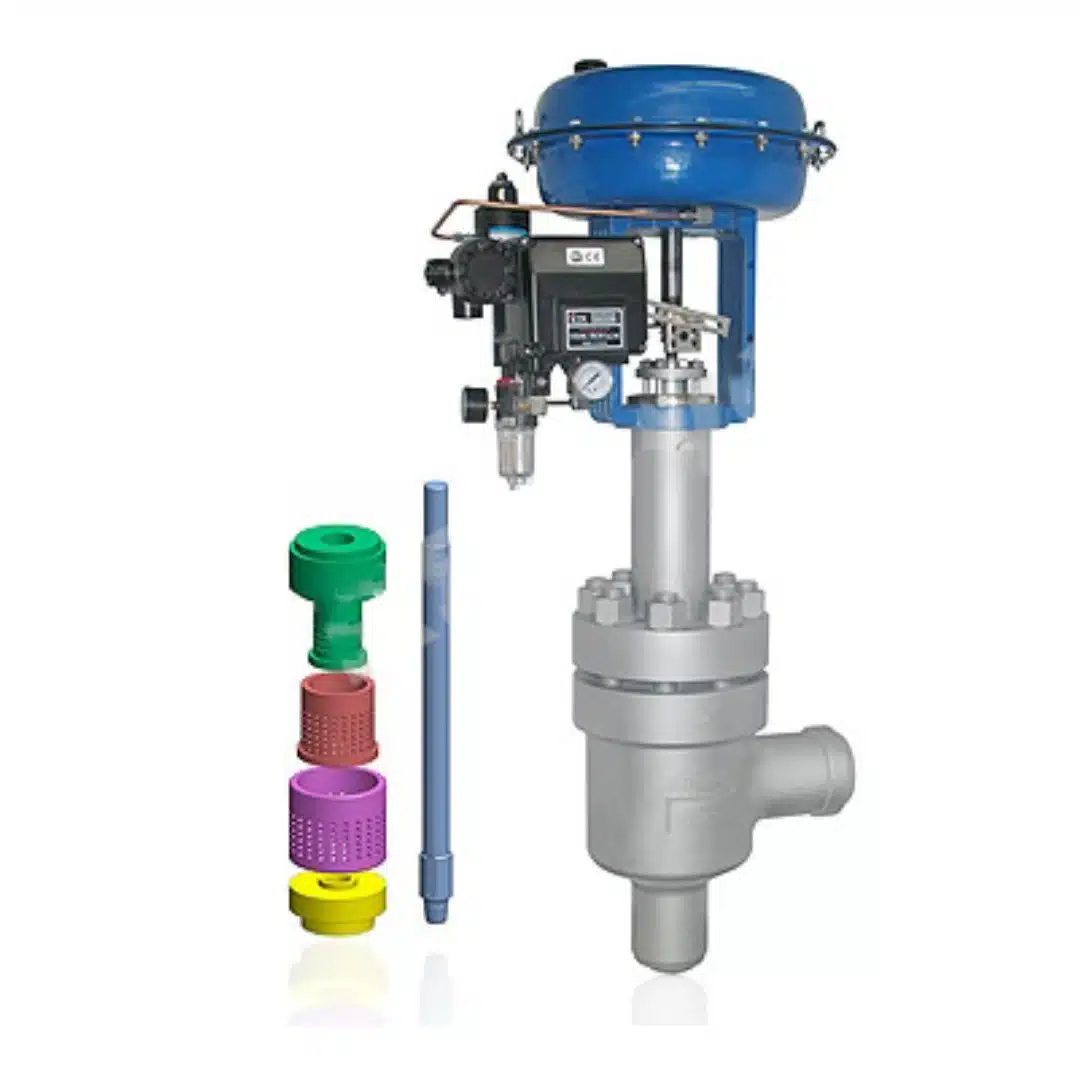 Angle multi-stage pressure reduction control valve ARL-DN10-600