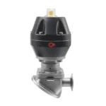 Bottom pneumatic diaphragm valve