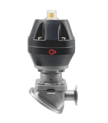 Bottom pneumatic diaphragm valve