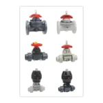 CPVC plastic Manual diaphragm valve