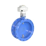 Damping electric butterfly valve