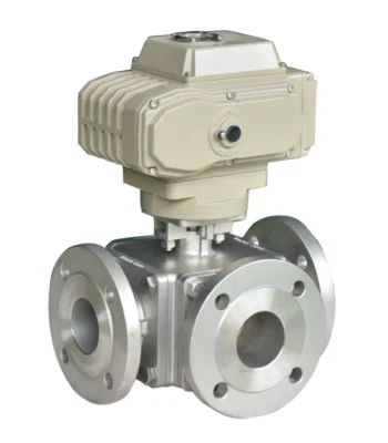 Electric 3 Way Ball Valve