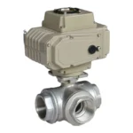 Electric 3-Way Thread Ball Valve