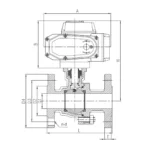 Electric Flange Ball Valve