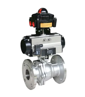 Flange pneumatic ball valve