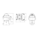 Limit switch box Valve position feedback