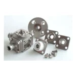Motorized 3 way sanitary coverage ball valve