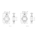 Motorized PTFE Lined Butterfly Valve