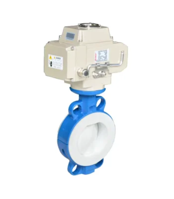 Motorized PTFE Lined Butterfly Valve