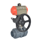 PVC pneumatic ball valve