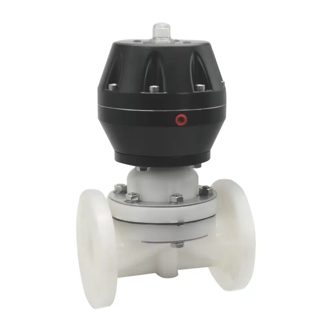 PVDF plastic pneumatic diaphragm valve