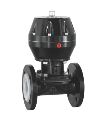 Pfa lined pneumatic diaphragm valve