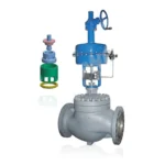 Pilot-operated fast shut-off valve