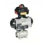 Pneumatic 3pc Ball Valve