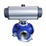 Pneumatic Y type 120 Ball Valve