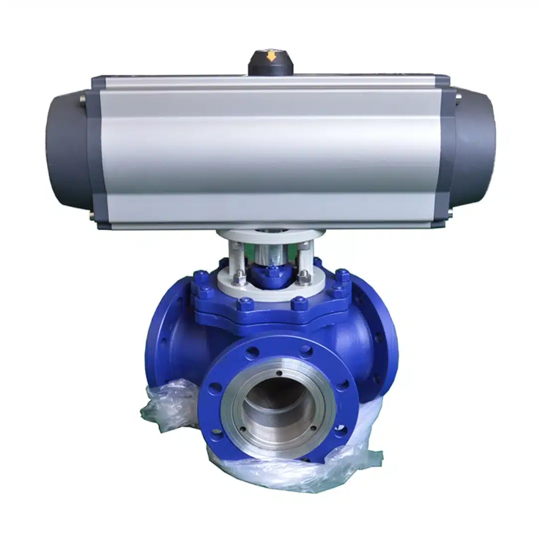 Pneumatic Y type 120 Ball Valve Pneumatic Y type 120 Ball Valve