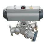 Pneumatic Y type 135 Ball Valve