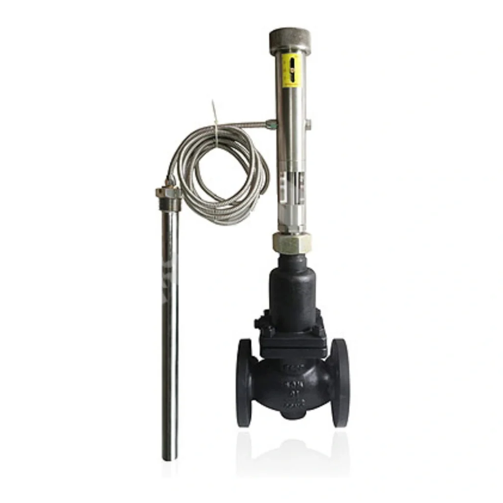 Self-operated temperature regulator valve (heating type)