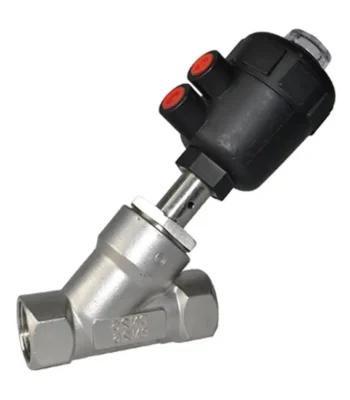 Thread Pneumatic Angle Seat Valve